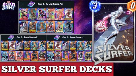 marvel snap silver surfer variants|Silver Surfer Guide and Best Decks